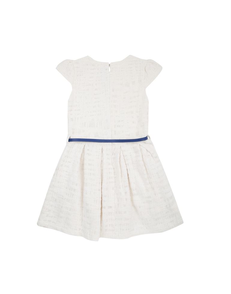 U.S. Polo Assn. Girls White Fit & Flare Dress